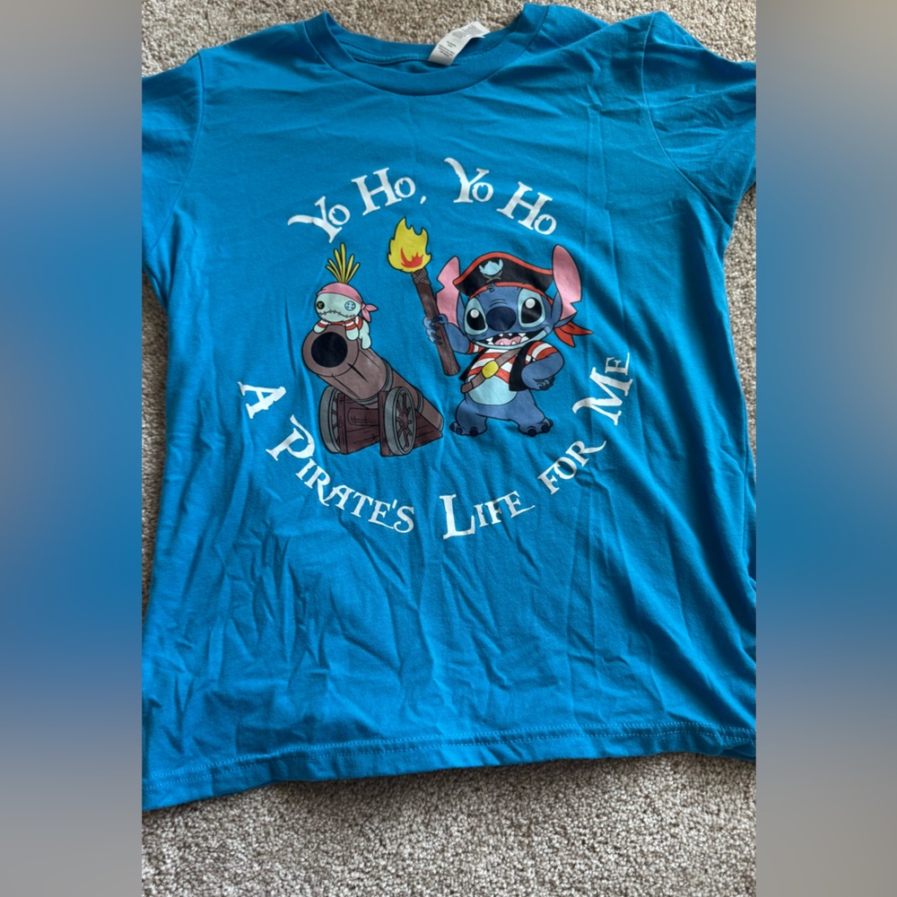 Blue Pirate Graphic T-Shirt Stitch